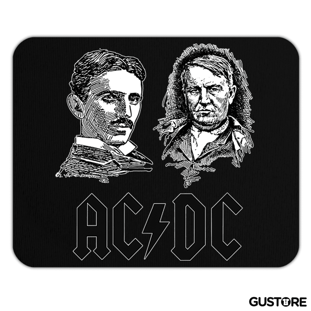 Mousepad AC DC Tesla Edison