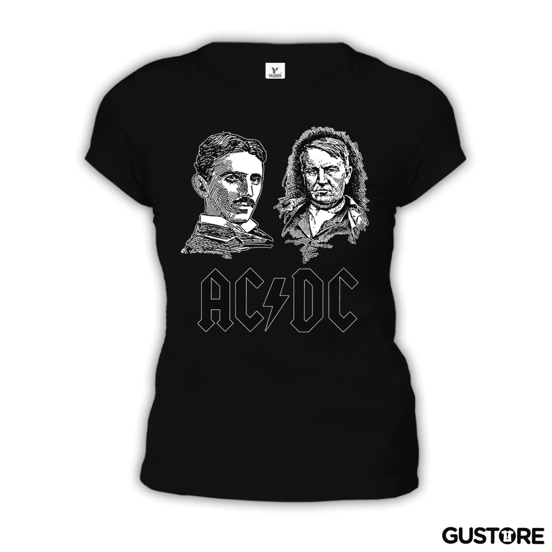Polera de Mujer AC DC Tesla Edison
