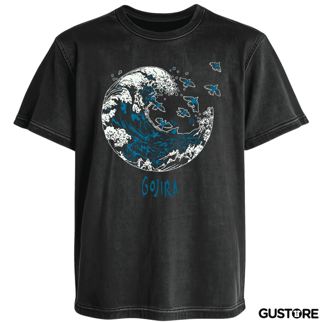 Polera desgastada Gojira 2 