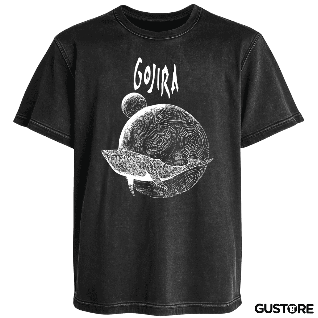 Polera desgastada Gojira 3
