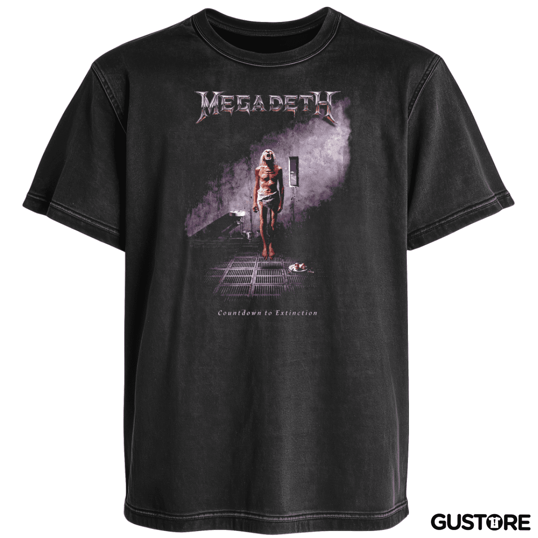 Polera desgastada Countdown to Extinction