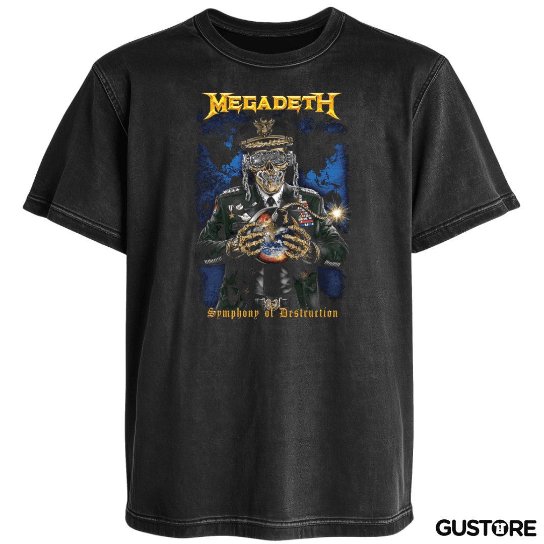 Polera desgastada Symphony of Destruction