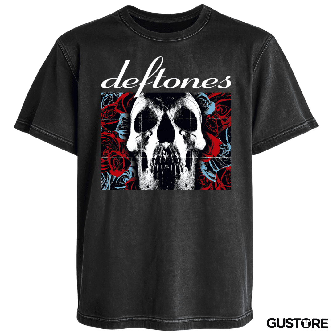 Polera desgastada Deftones 2003 N