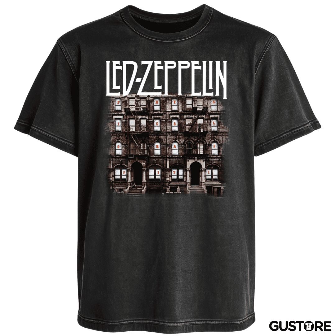 Polera desgastada Physical Graffiti