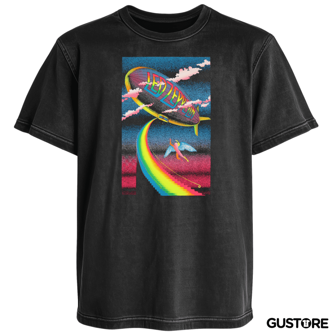 Polera desgastada Magic Zeppelin