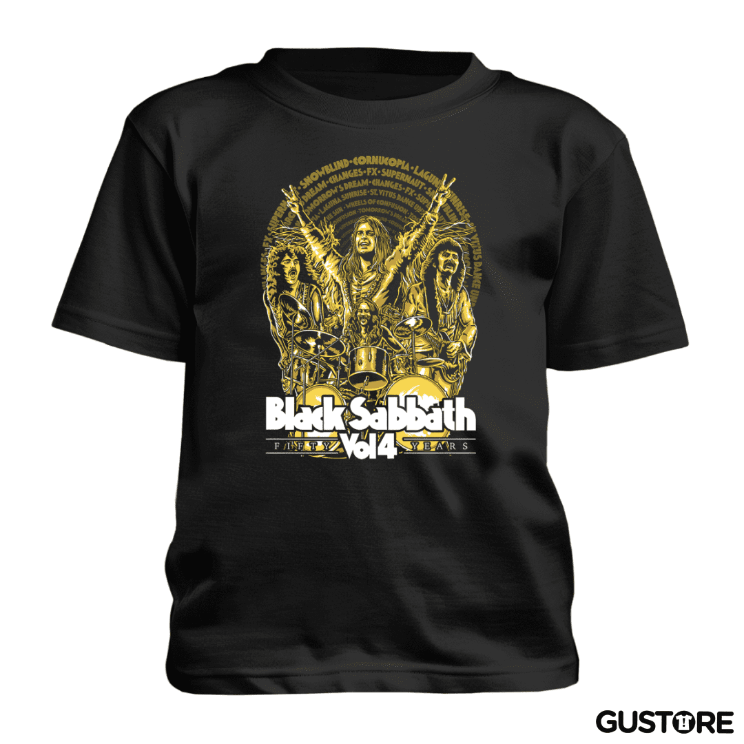 Polera de niño Black Sabbath Vol4