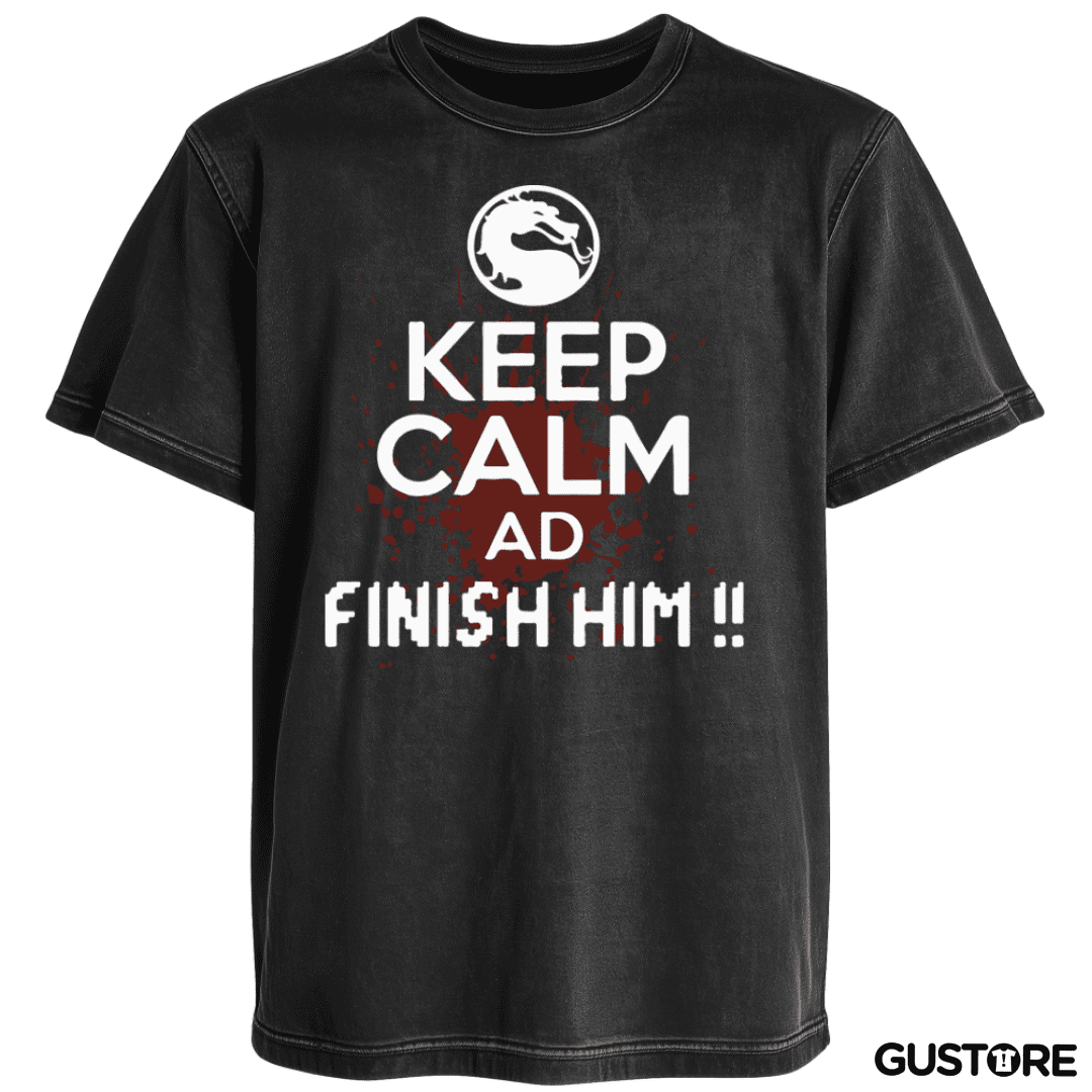 Polera desgastada Finish him