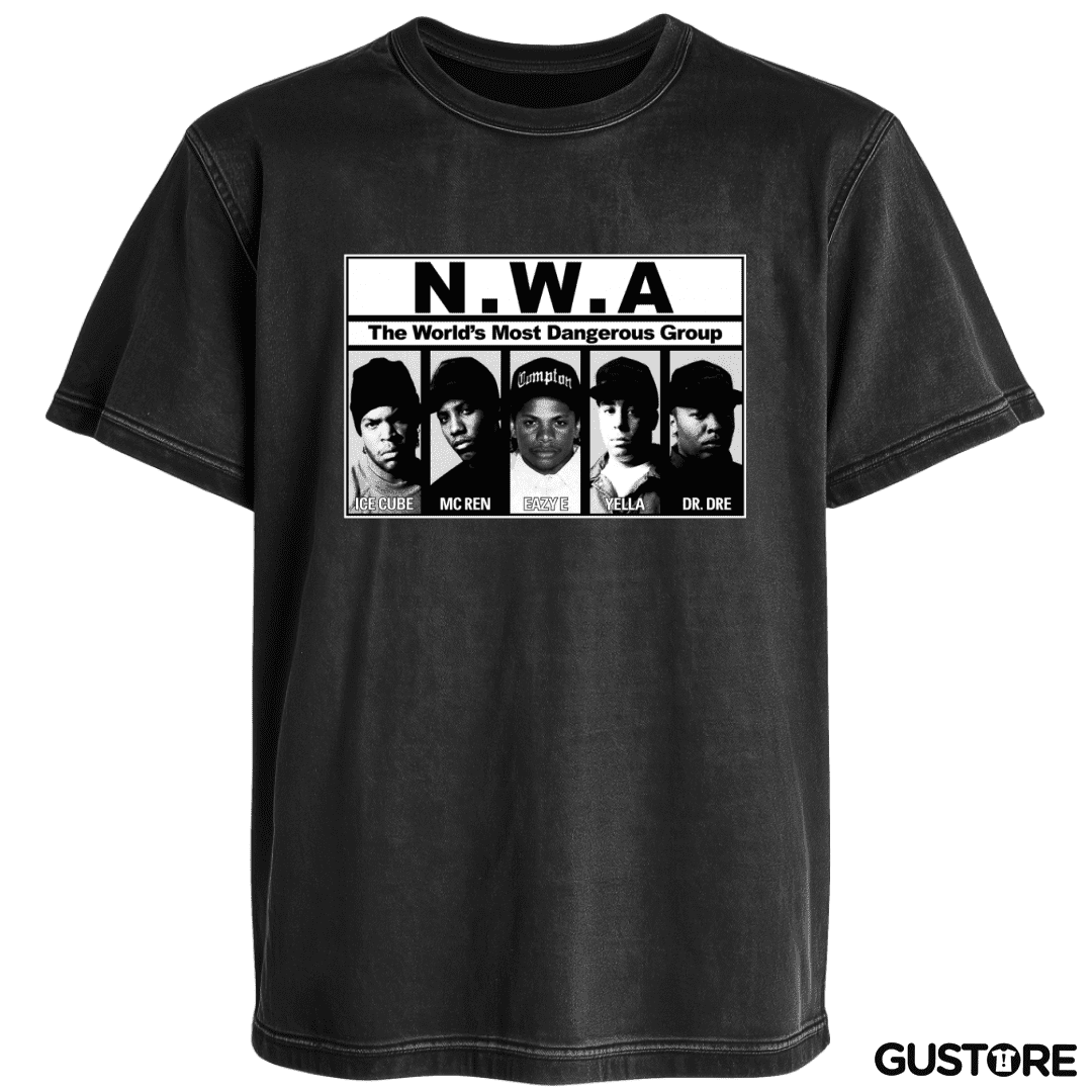 Polera desgastada NWA 