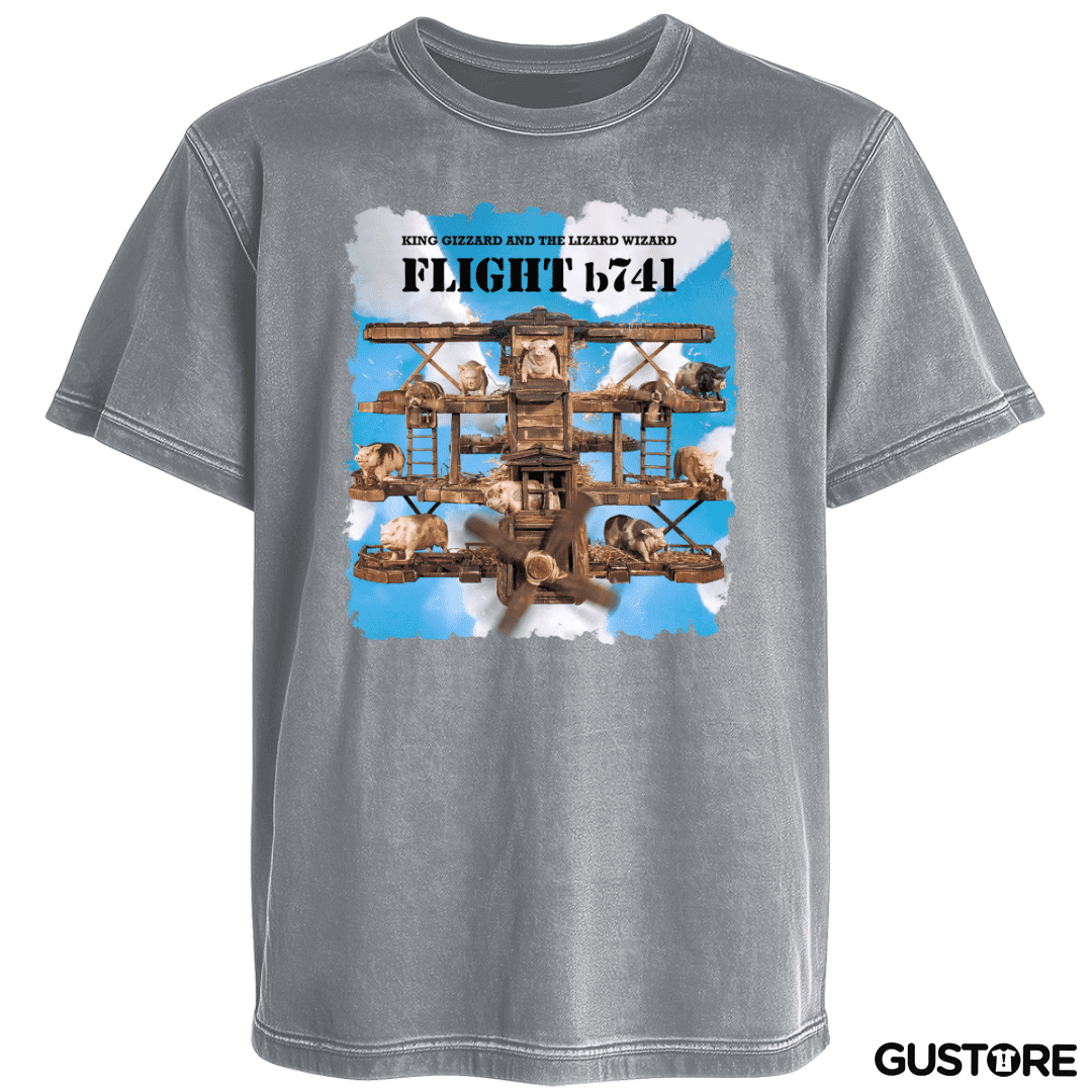 Polera desgastada Flight b741 Blanco