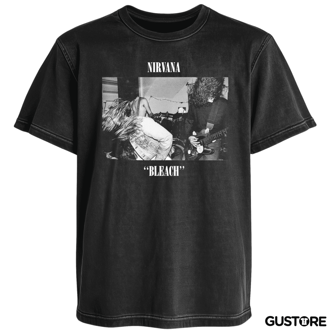 Polera desgastada Nirvana Bleach II