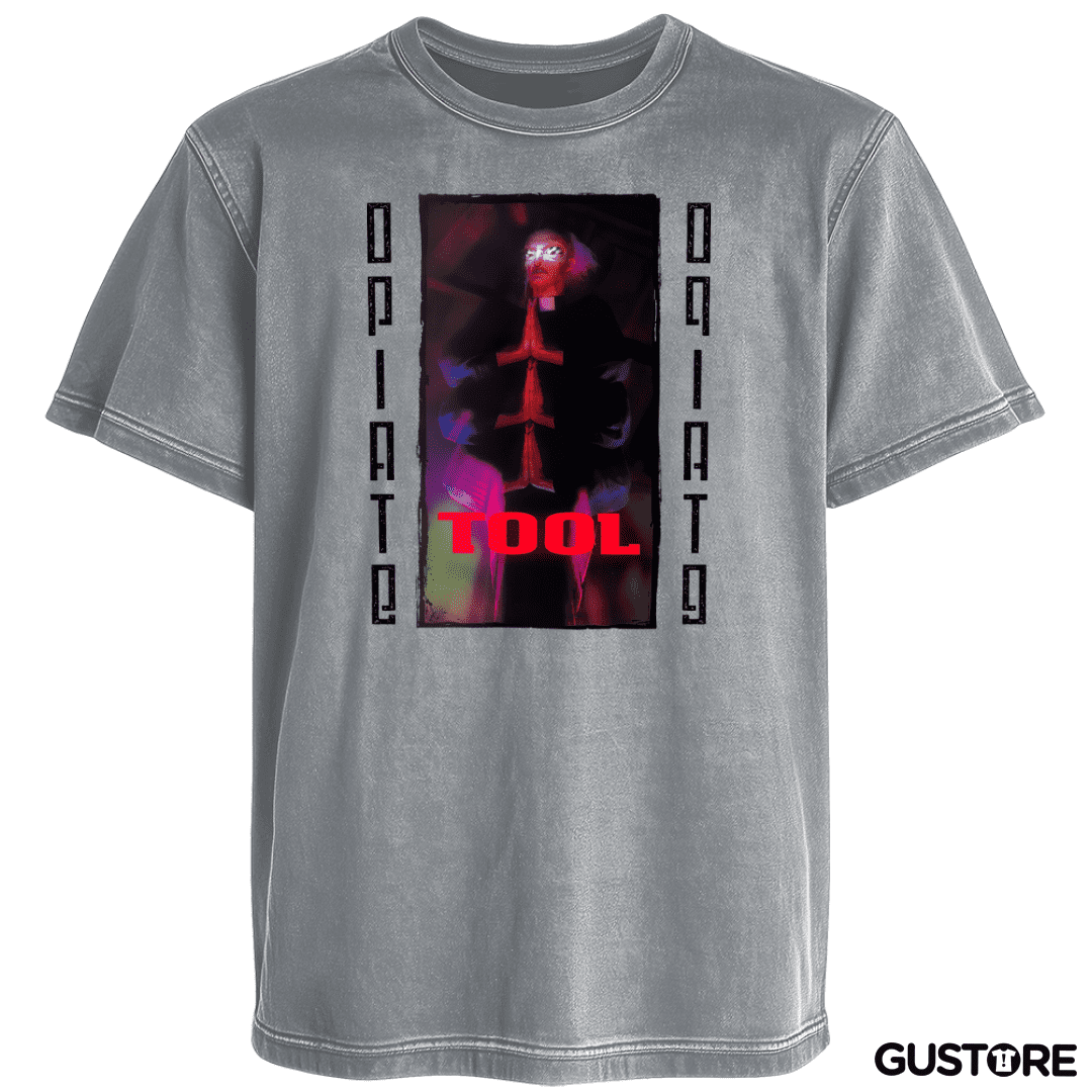 Polera desgastada Tool Opiate Blanco