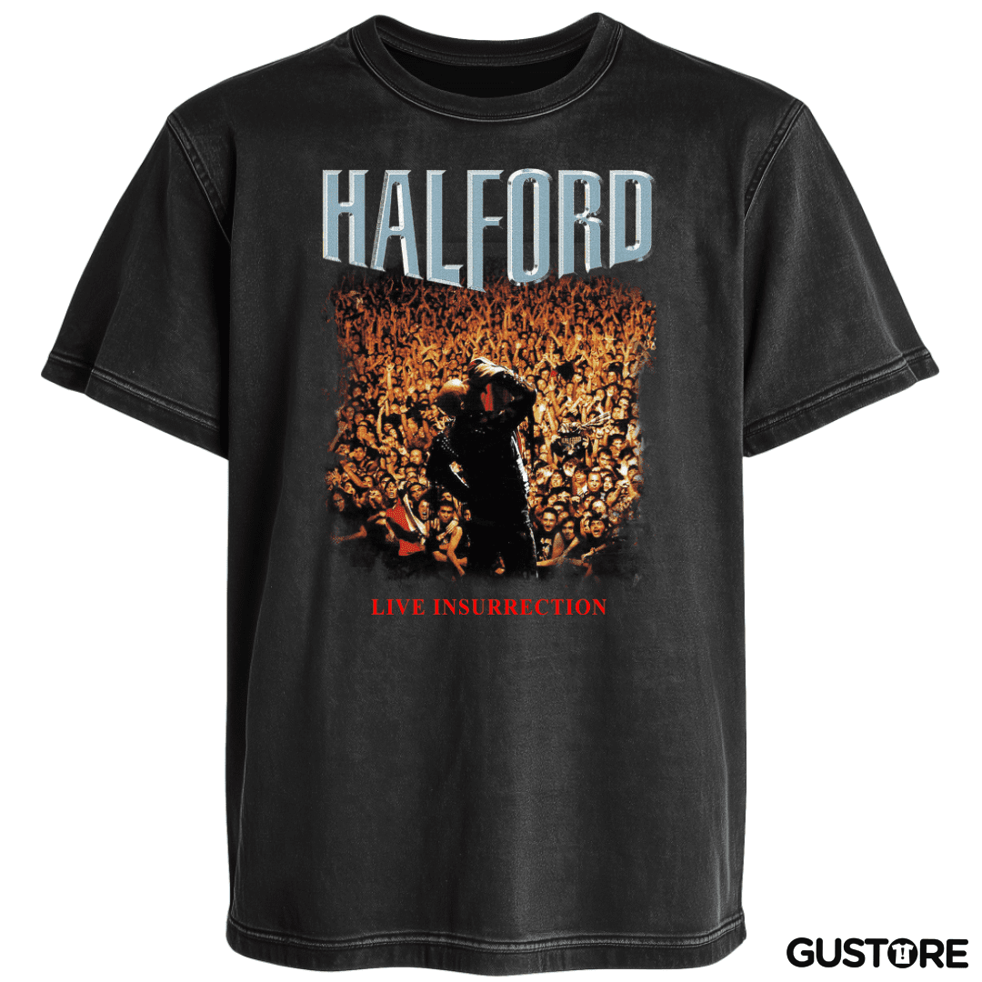 Polera desgastada Live Insurrection
