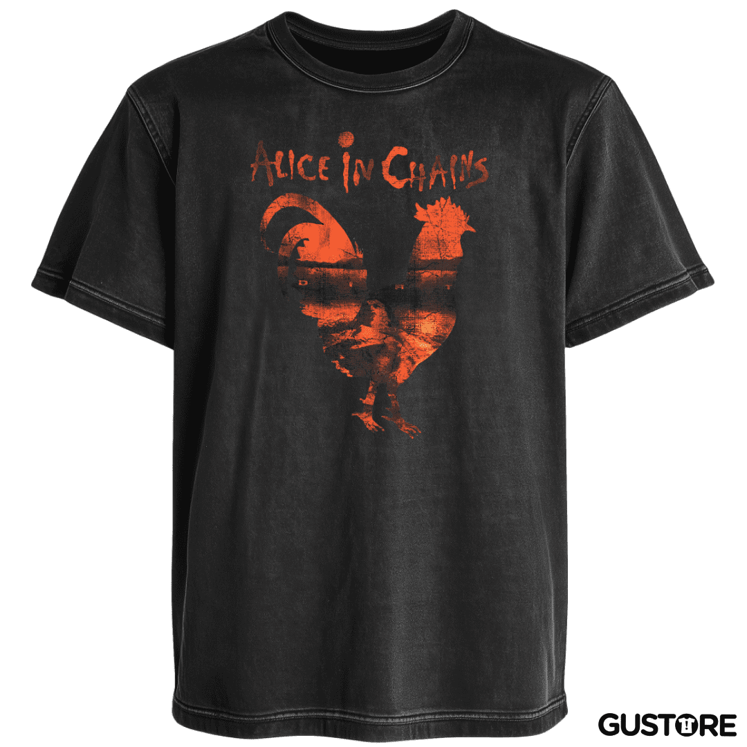 Polera desgastada Rooster