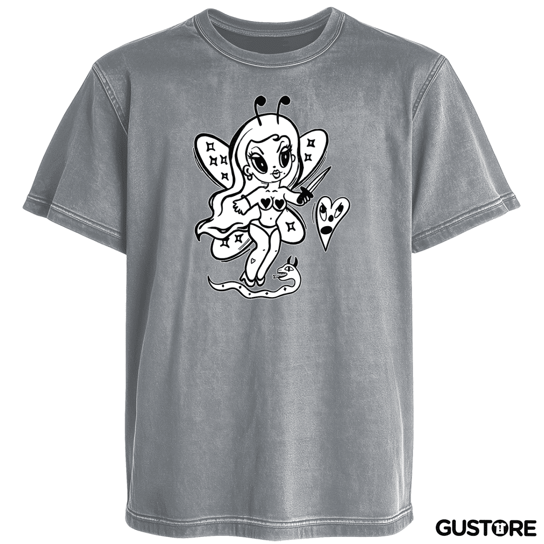 Polera desgastada Bichota