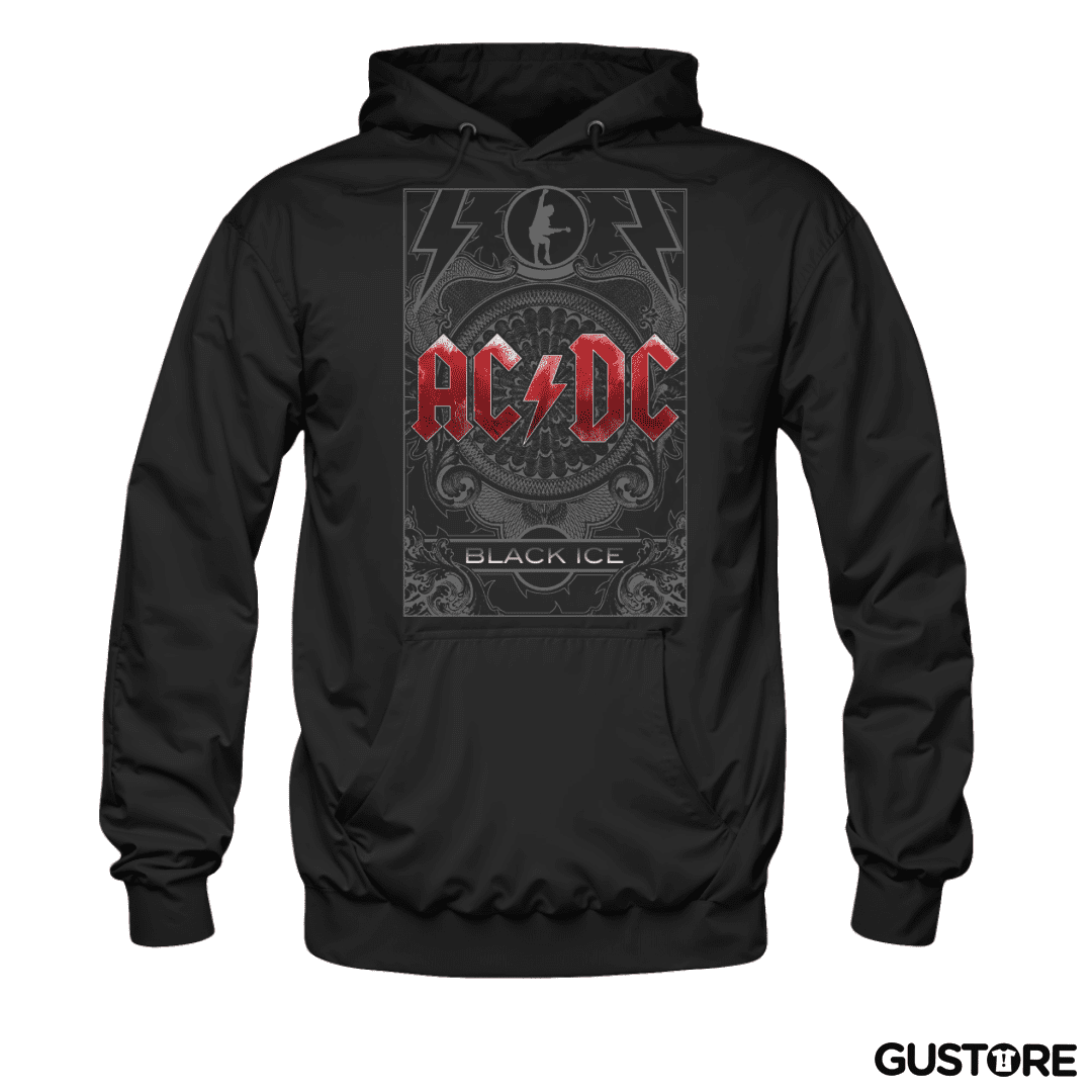 Polerón Canguro Black Ice