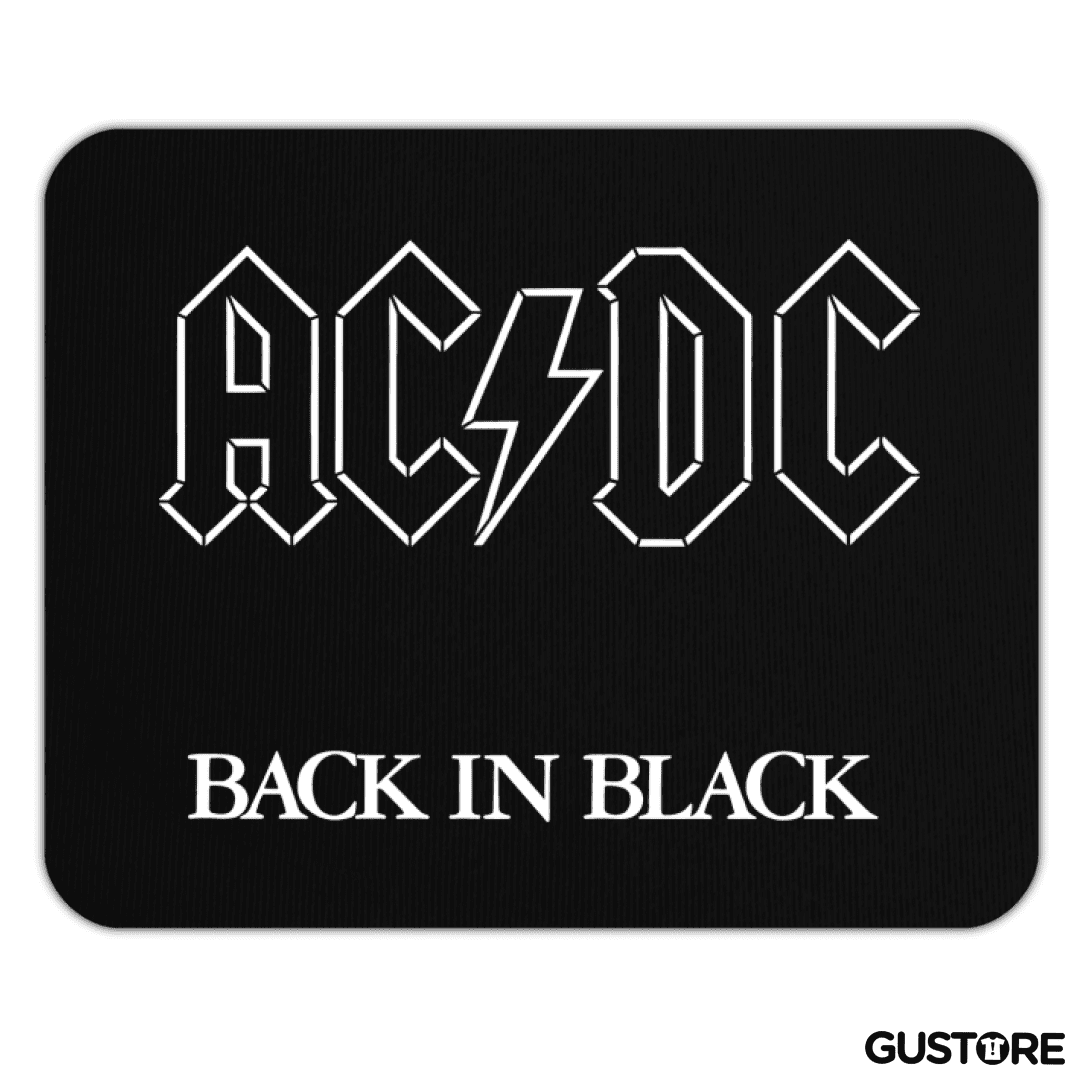Mousepad Back in Black