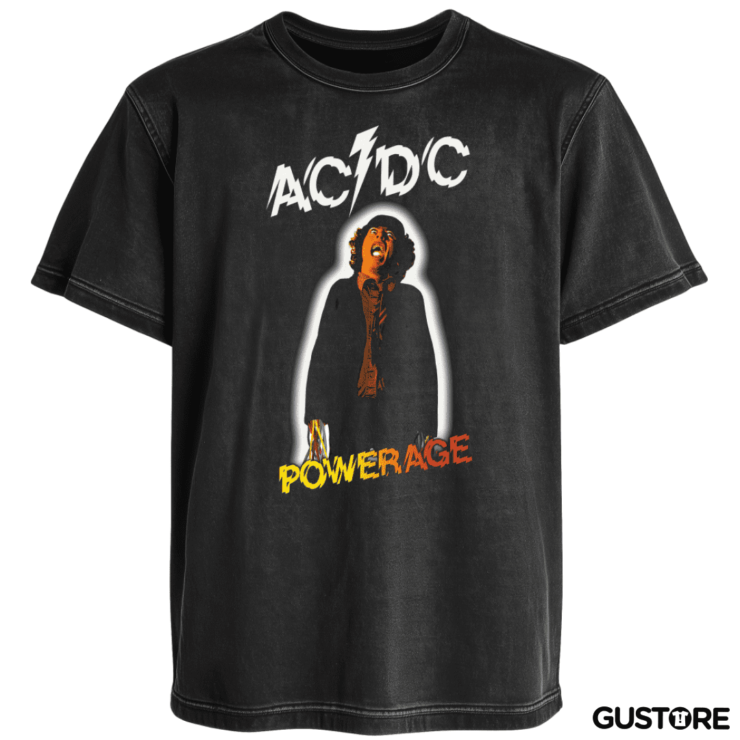 Polera desgastada Powerage