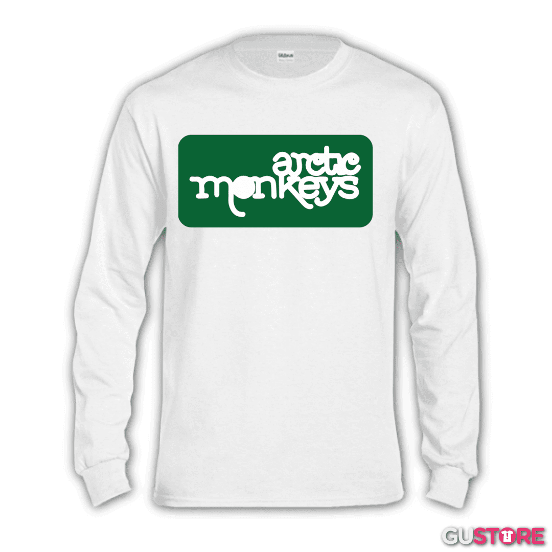 Polera manga larga Arctics Monkeys - Logo Verde