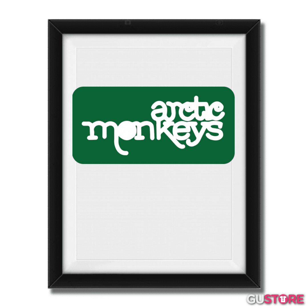 Cuadro decorativo Arctics Monkeys - Logo Verde