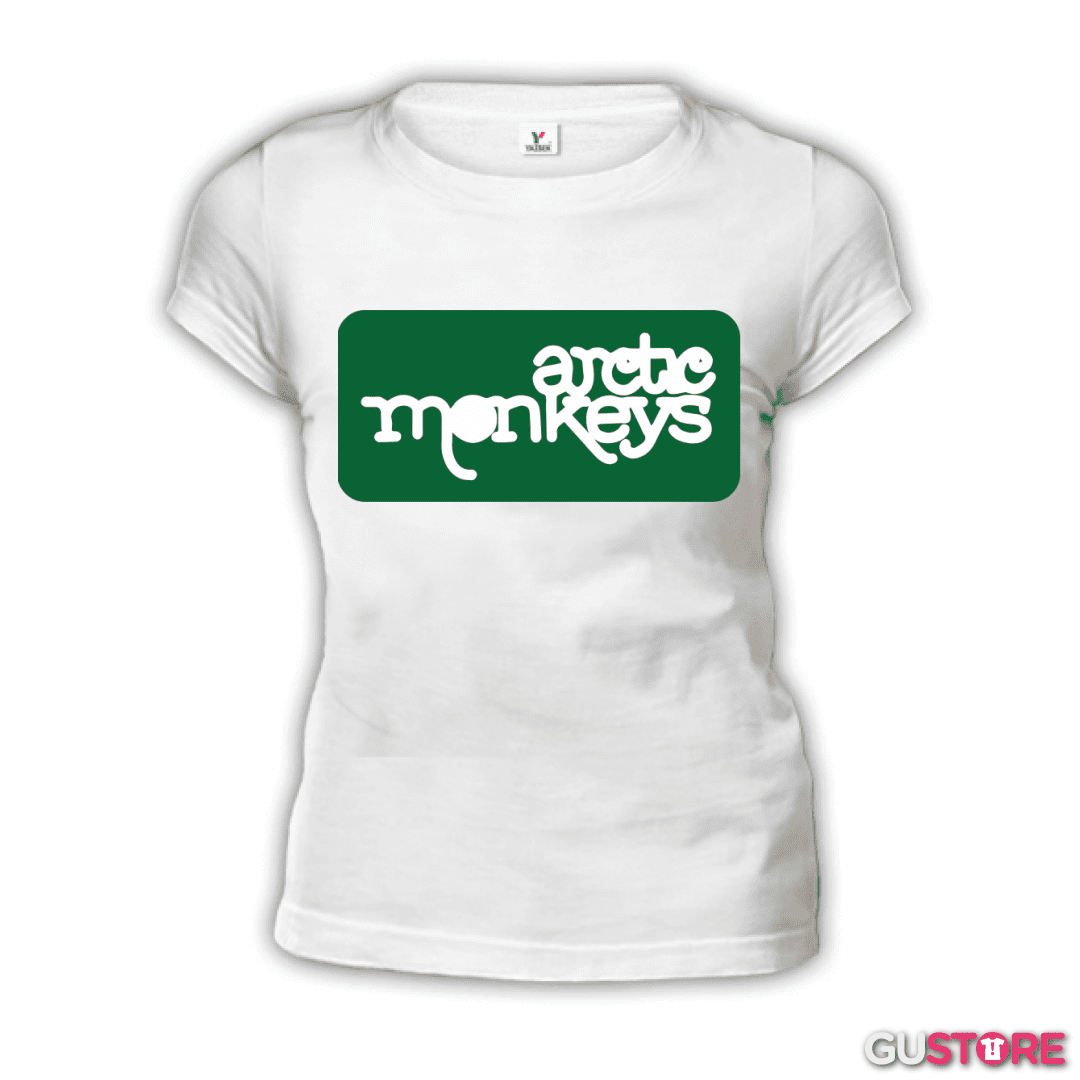 Polera de Mujer Arctics Monkeys - Logo Verde