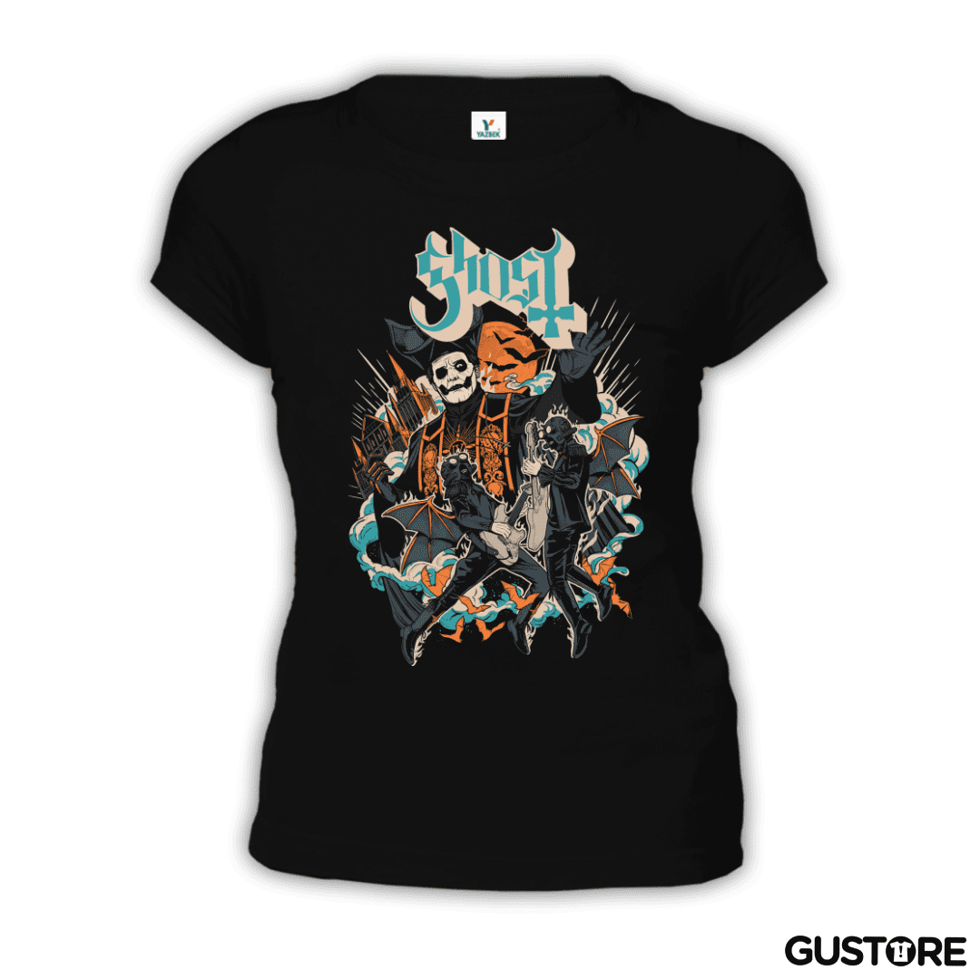 Polera de Mujer Ghost Papa IV y Ghouls