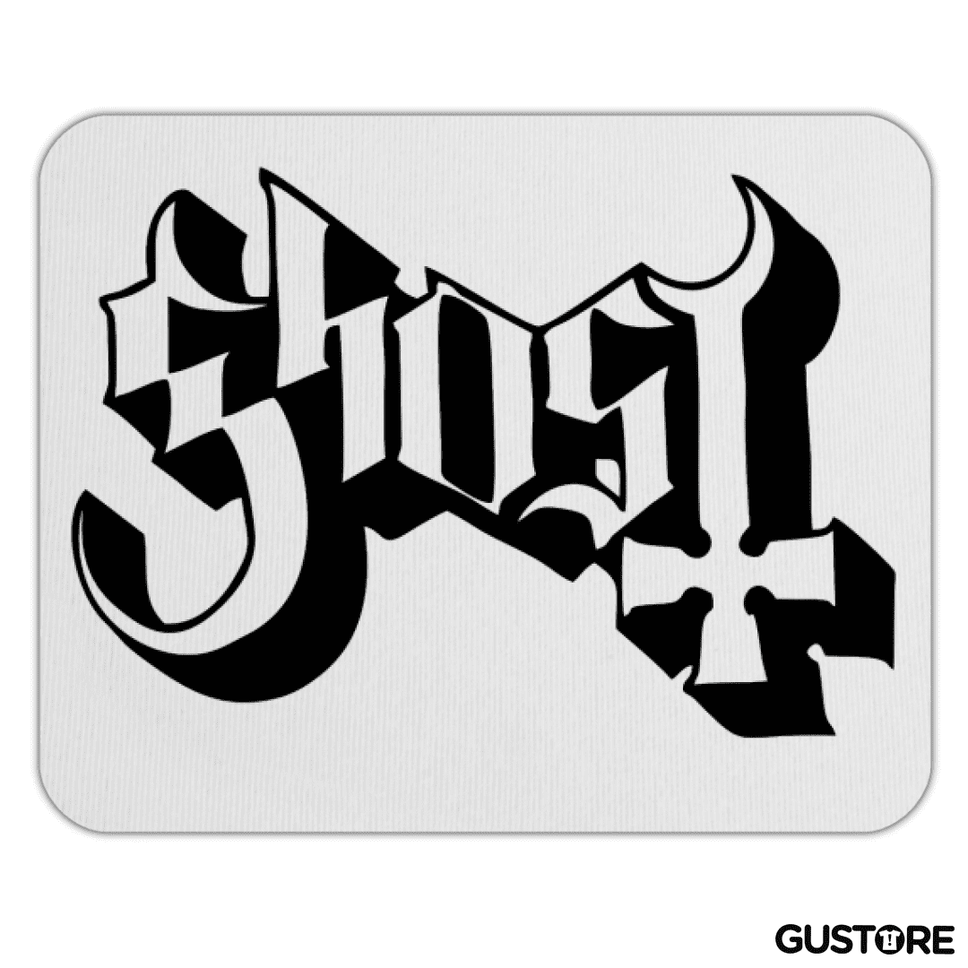 Mousepad Ghost Logo Blanco