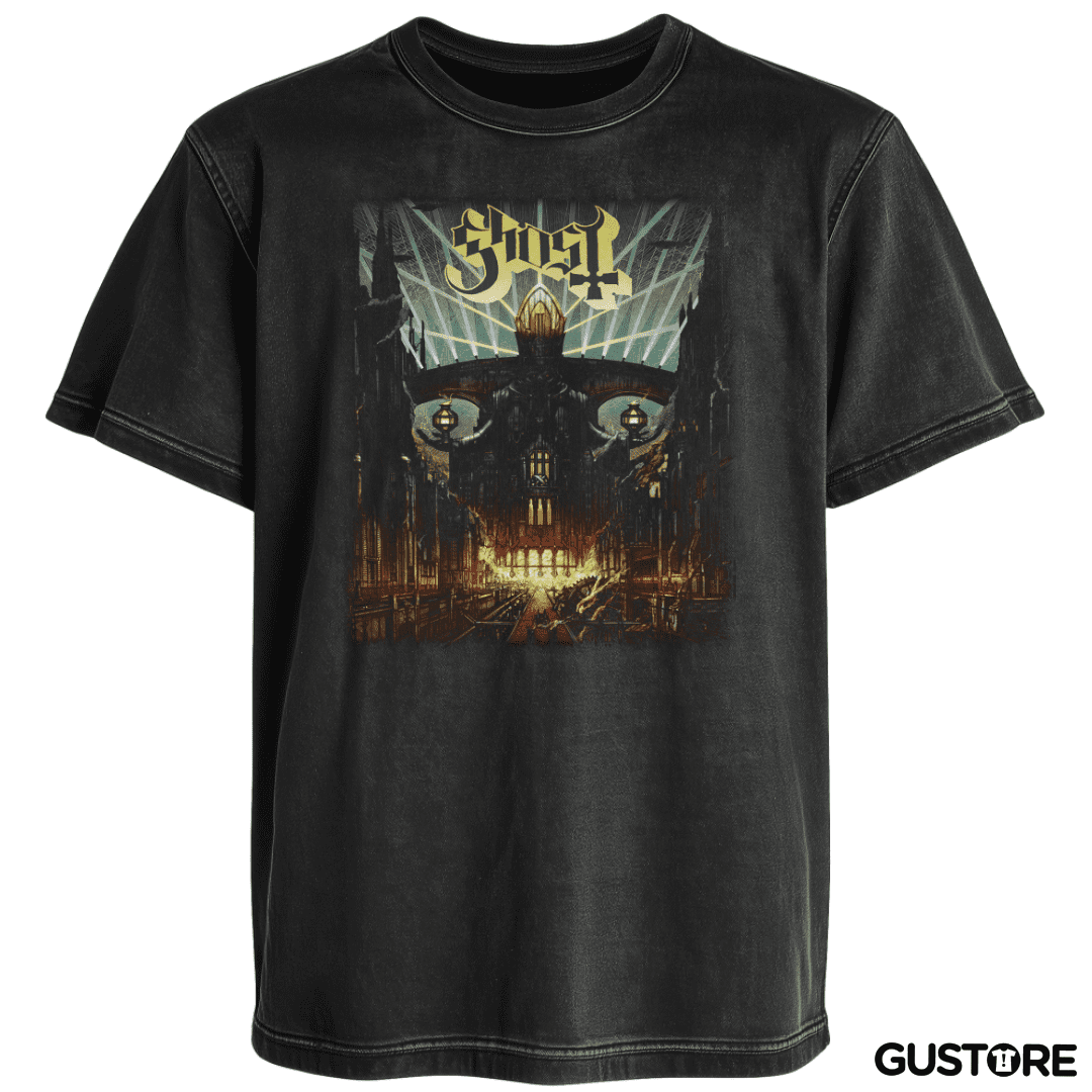 Polera desgastada Ghost Meliora
