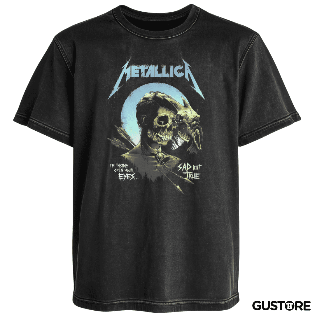 Polera desgastada Sad But True