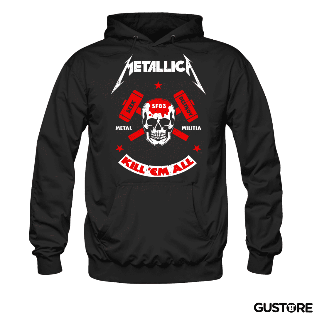 Polerón Canguro Metal Militia