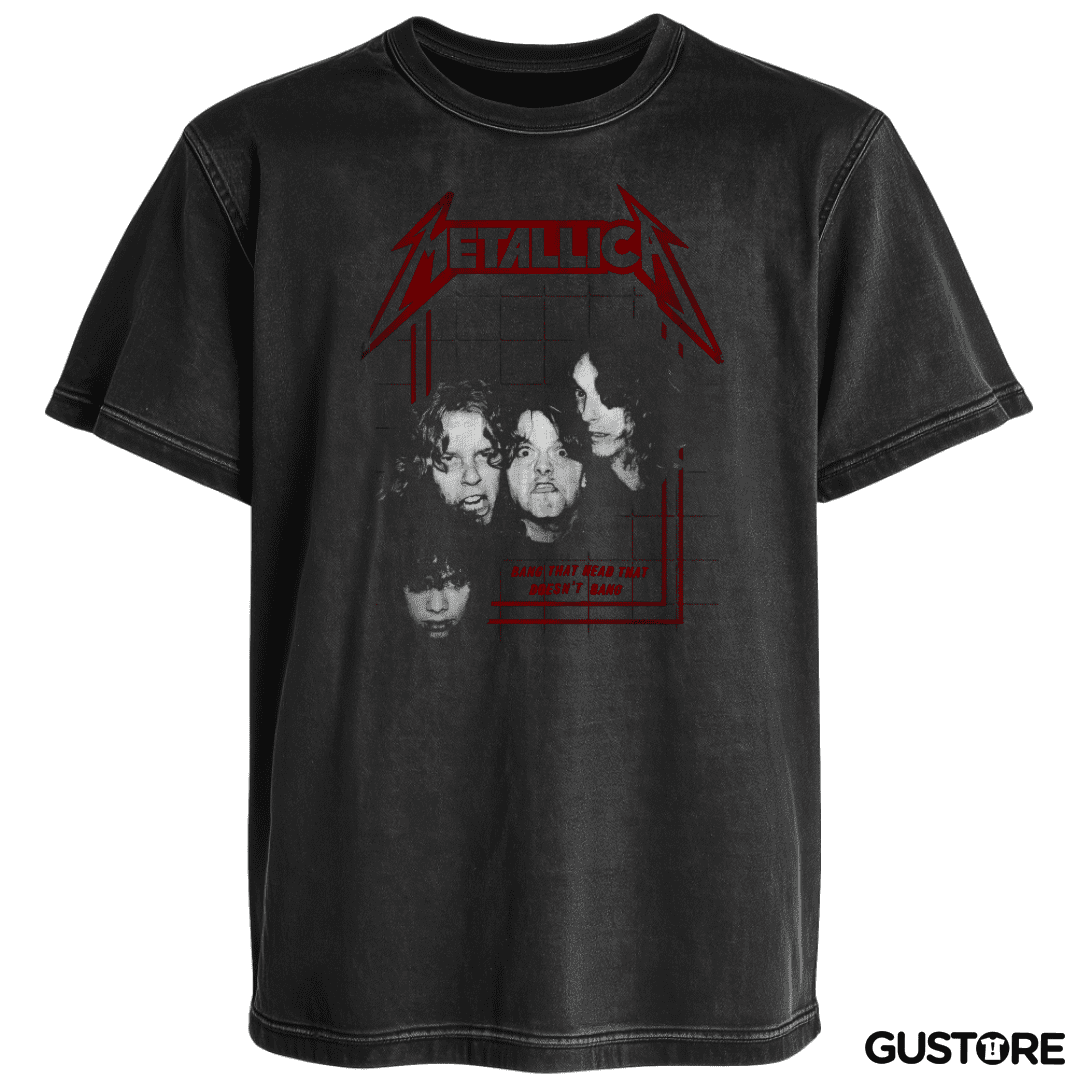 Polera desgastada Metallica 83