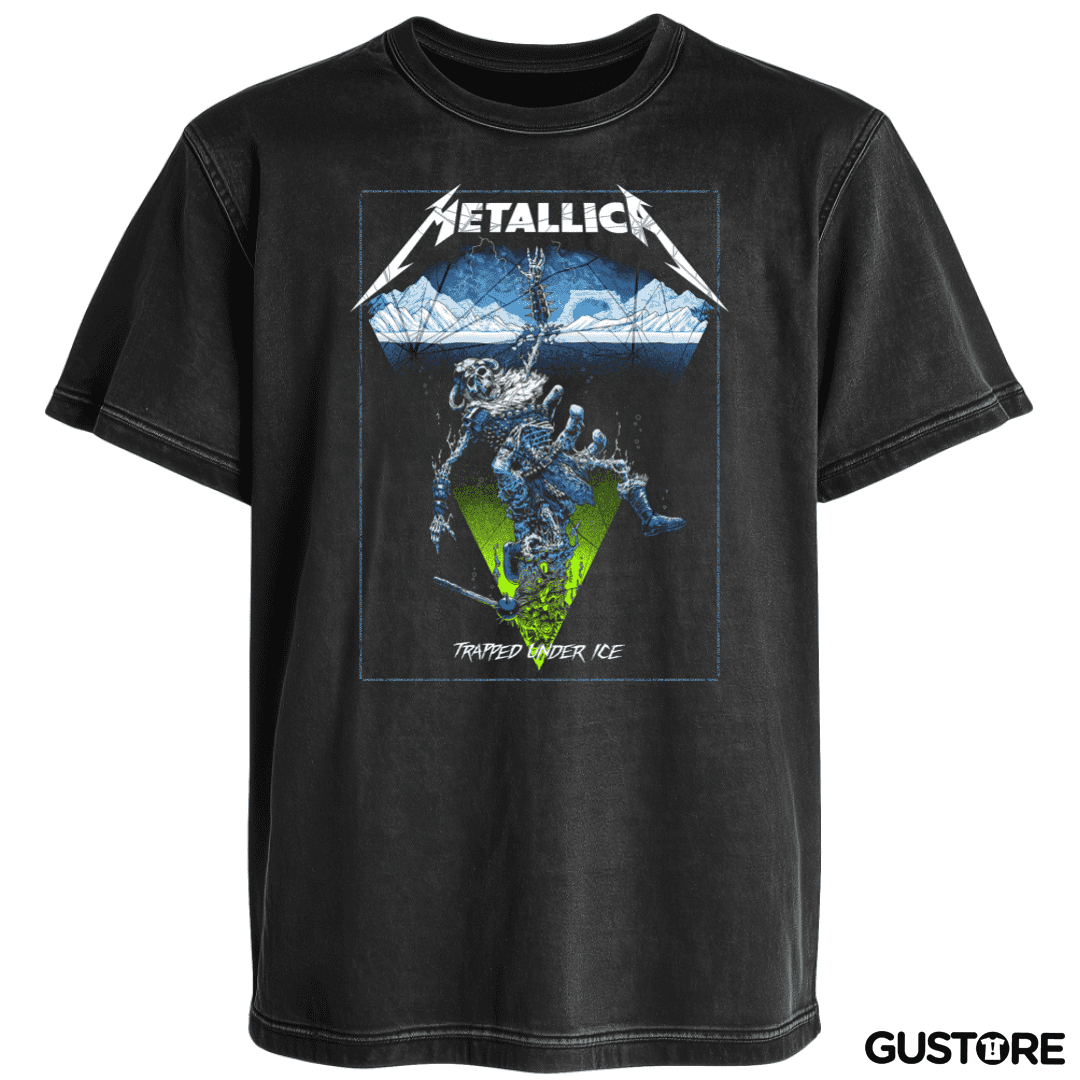 Polera desgastada Trapped Under Ice