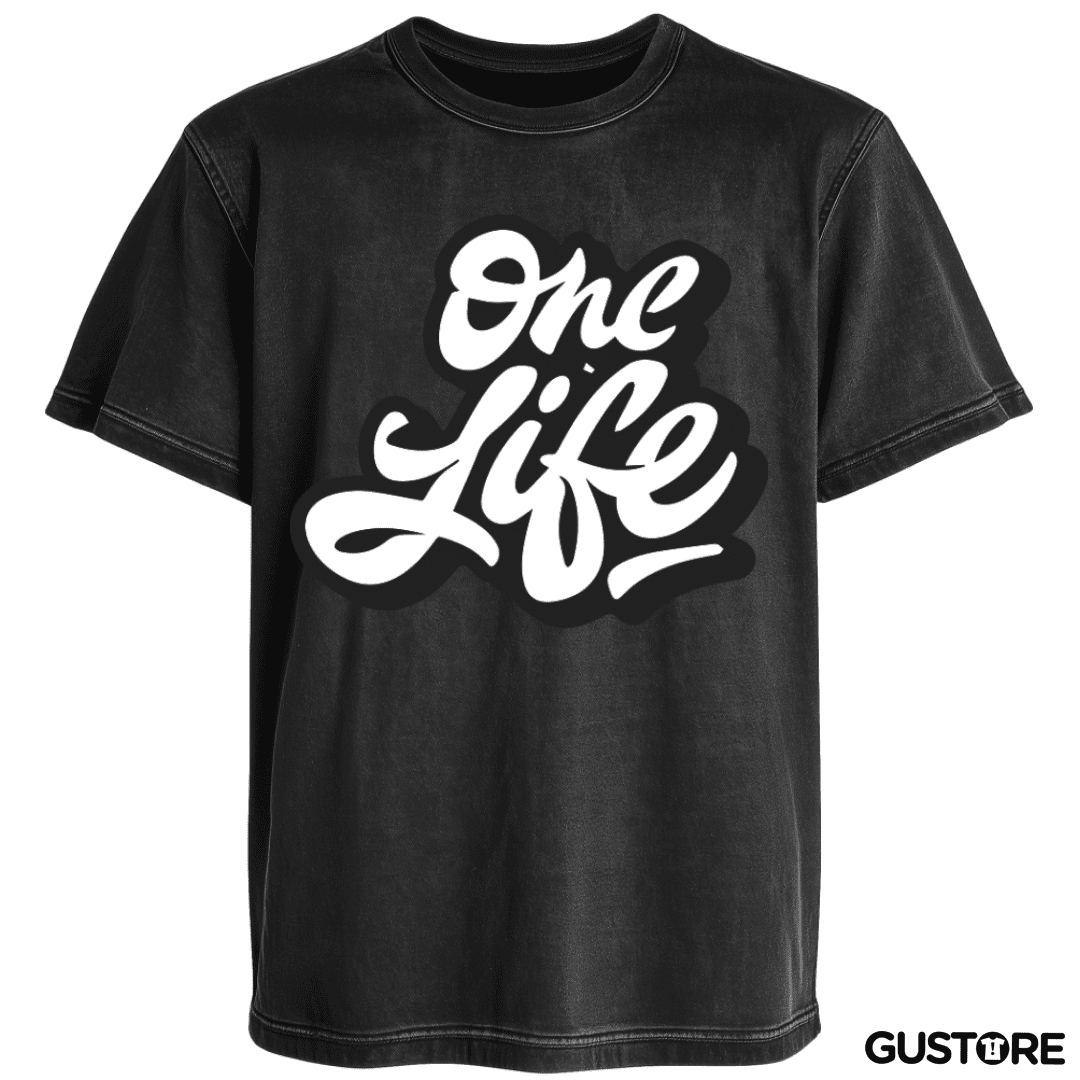 Polera desgastada One life