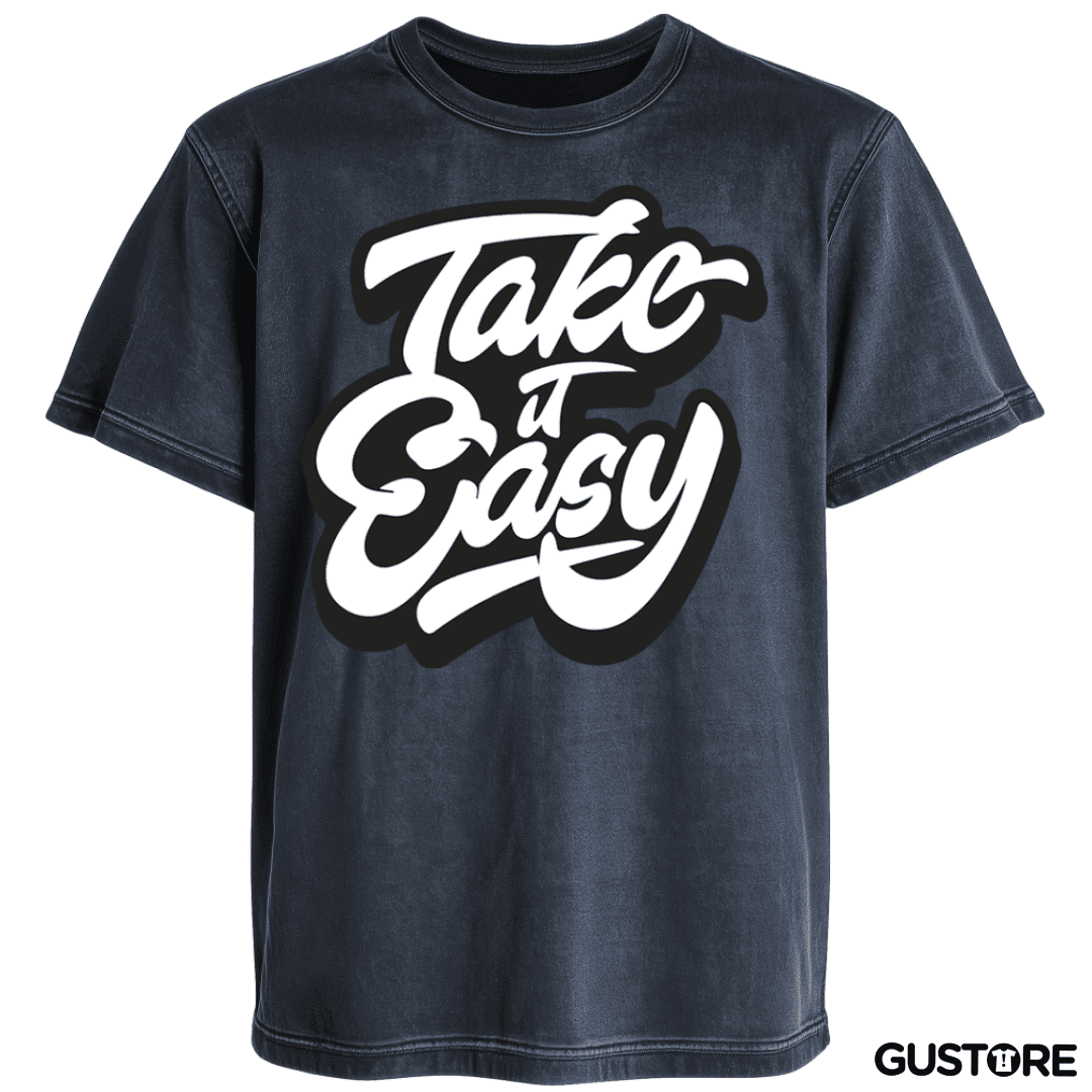 Polera desgastada Take it easy