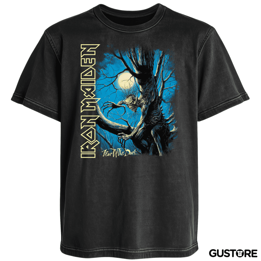 Polera desgastada Fear of the Dark