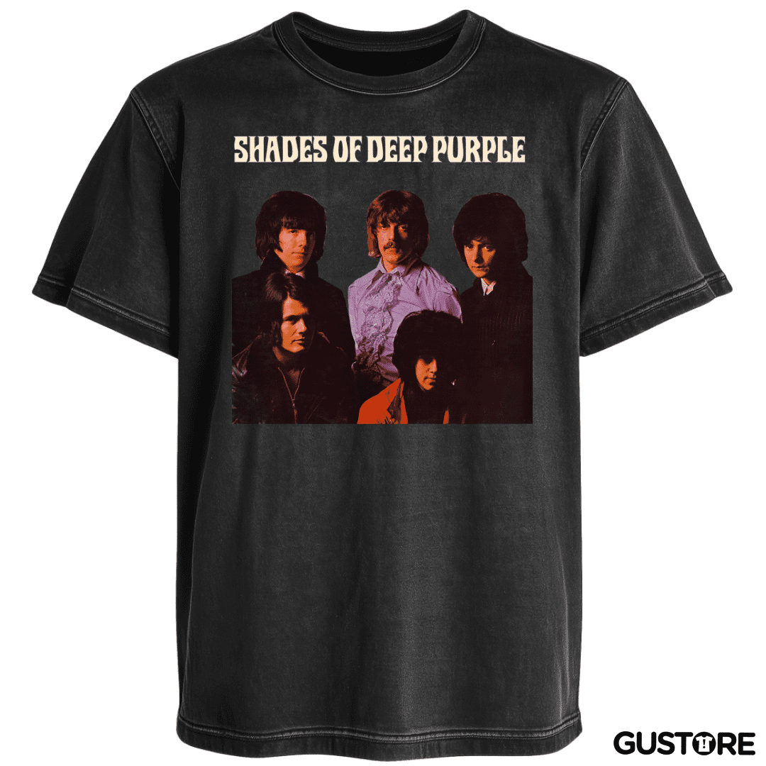 Polera desgastada Shades of Deep Purple