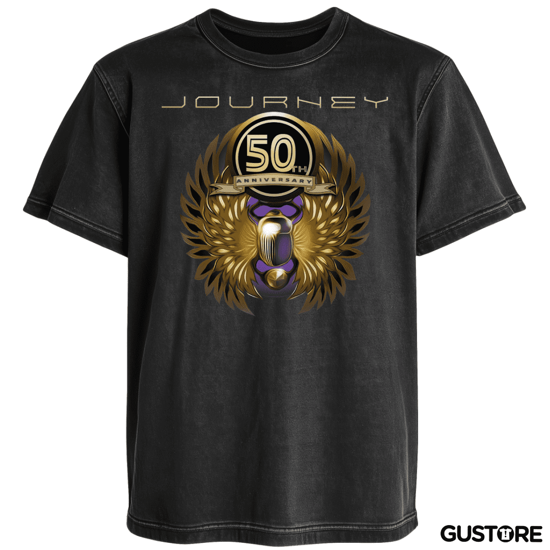 Polera desgastada Journey 50th 
