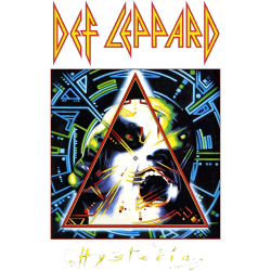 Estampado de Def Leppard Hysteria 