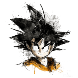 Estampado de Goku chico