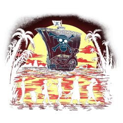 Estampado de Piratas de la Amistad