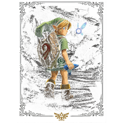 Estampado de Young link ocarina switch 2