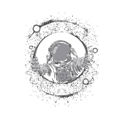 Estampado de Astronauta 9