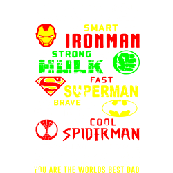 Estampado de Super dad