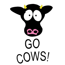 Estampado de Go cows