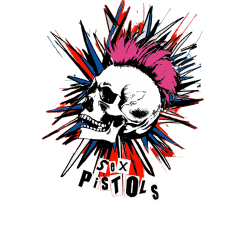 Estampado de Sex Pistols Full color