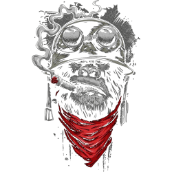 Estampado de Le gorila