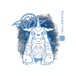 Estampado de gabumon