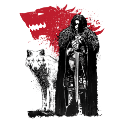 Estampado de Jon Snow