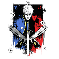 Estampado de devil may cry