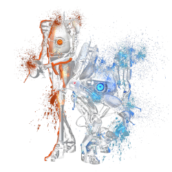 Estampado de Portal 2 