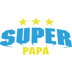 Estampado de Super papá 3